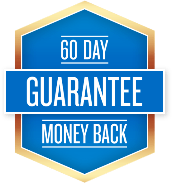 60 Days Money Back Guarantee Png Image (teal, gray, white, black, lavender)