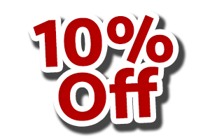 10 Discount Png File (black, maroon, white, silver)