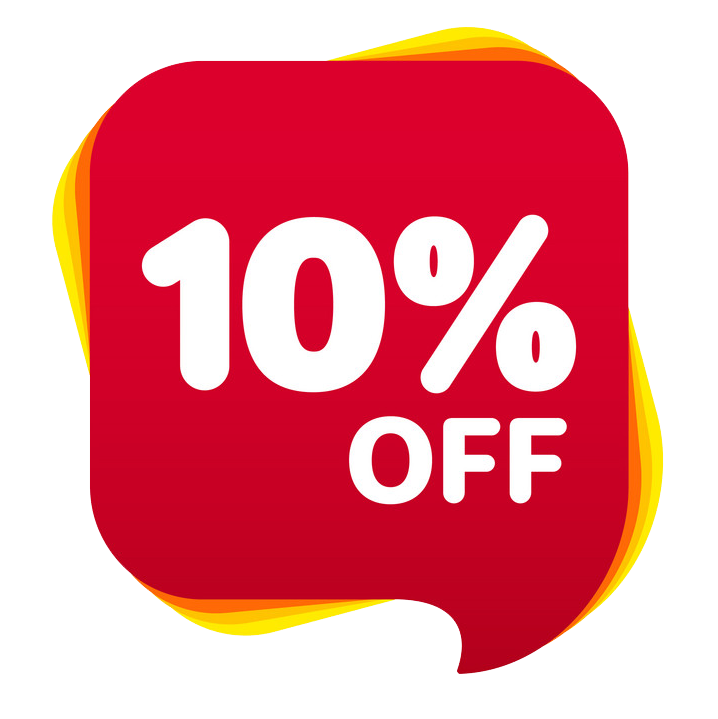 10 Discount Png Image (maroon, red, lavender, white)