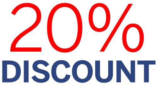 20 Discount Png File (teal, white, navy, red, pink)