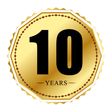 10 Years Anniversary Png Clipart (beige, black, gray, pink)