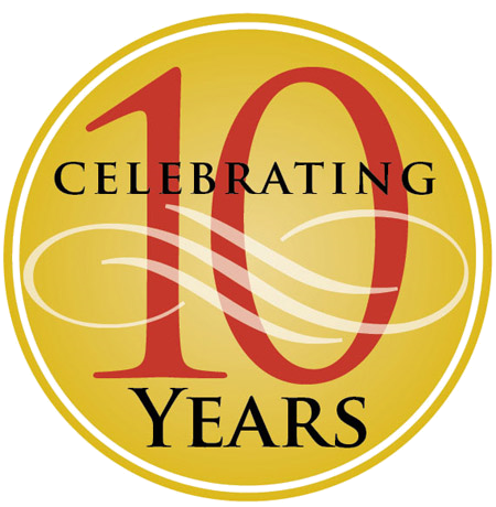 10 Years Anniversary Png Photos (chocolate, gray, orange, gold)