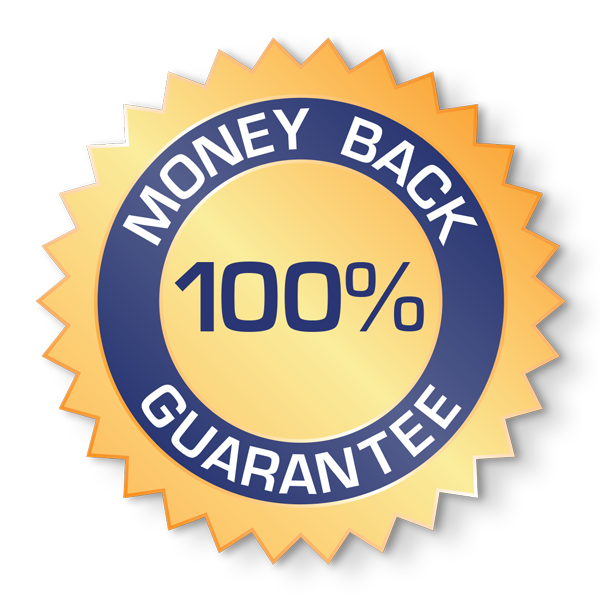 100 Money Back Guarantee Png Clipart (black, gray, white, pink)