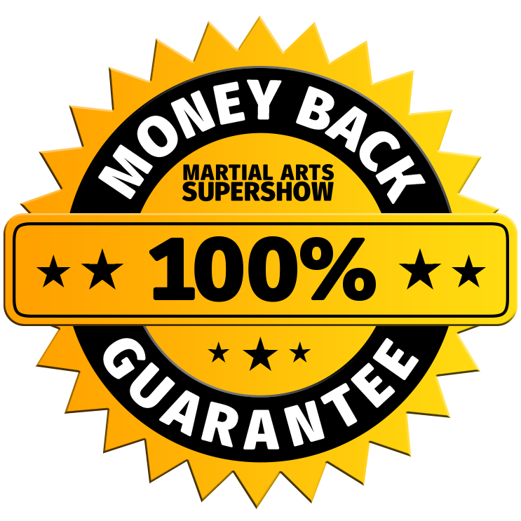 100 Money Back Guarantee (gold, black, orange, white)