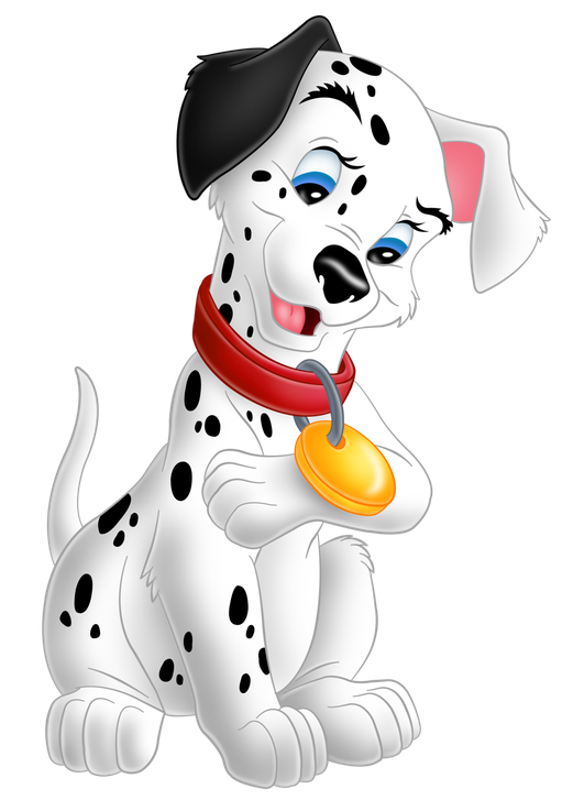 101 Dalmatians Png Isolated Pic (white, lavender, black)