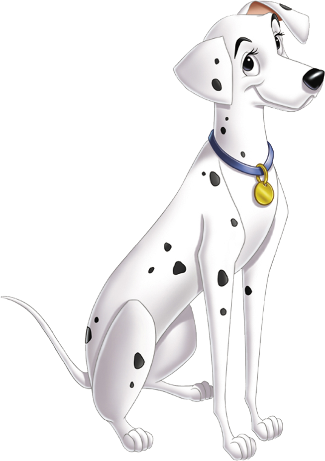 101 Dalmatians Png Photos (white, lavender, black)