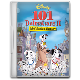 101 Dalmatians Png (white, indigo, black, silver)