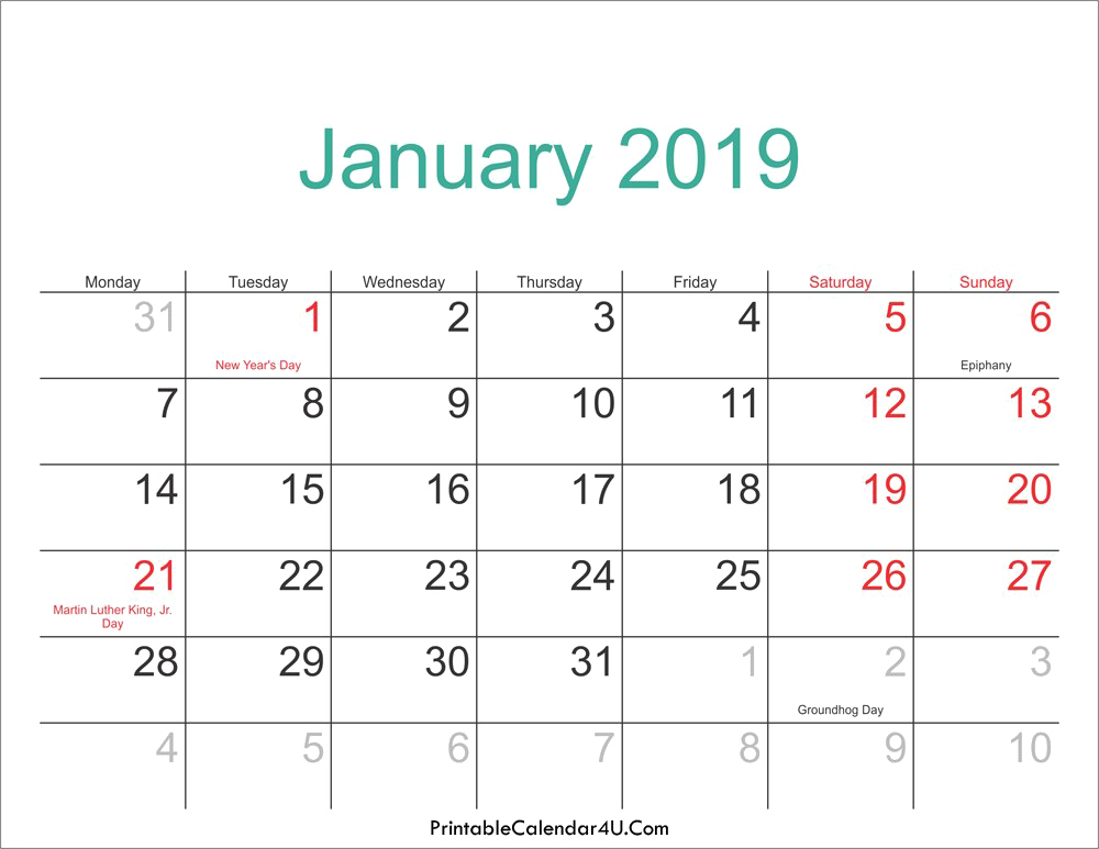 2019 Calendar Background Png (white, lavender)