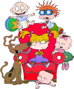 90S Cartoons Png Isolated Photos (pink, black, red)