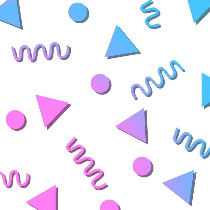 90S Png (violet, greenish blue, black, silver)