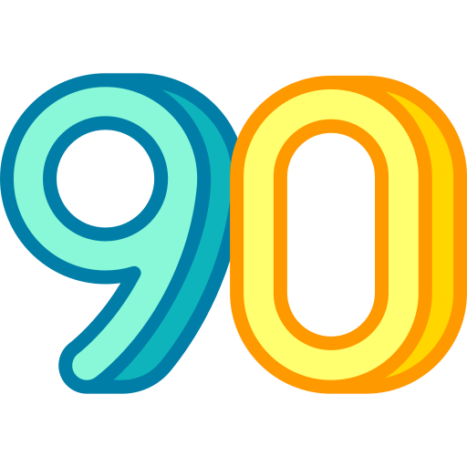 90S Png Photo (teal, black, beige, mint, orange)