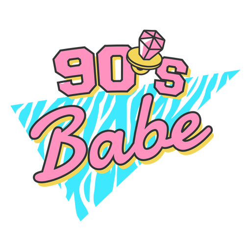 90S Png Pic (pink, greenish blue, black)