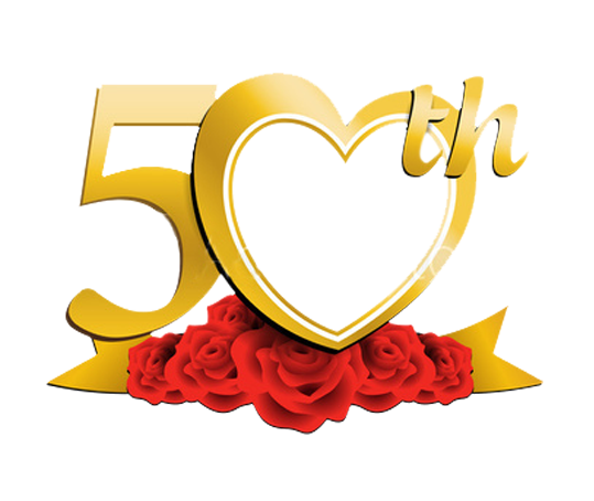 50Th Png Pic (white, pink, orange)