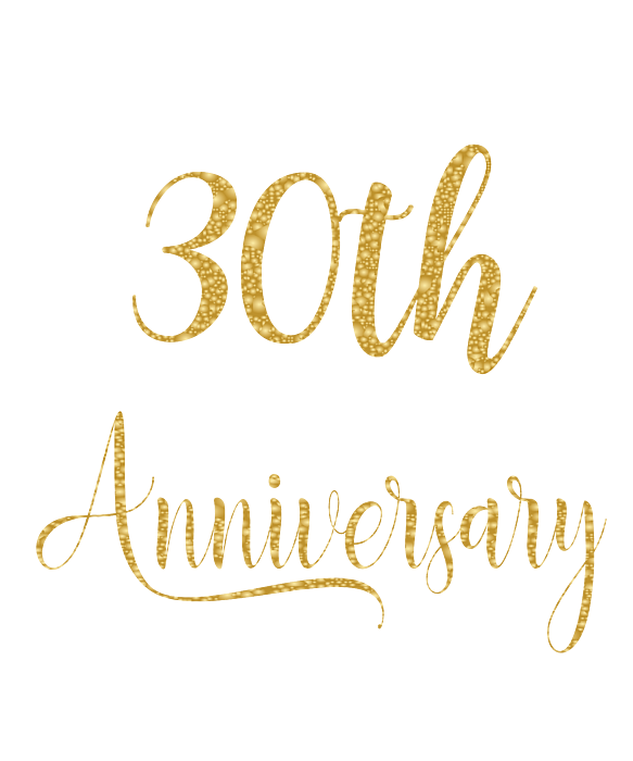 30Th Wedding Anniversary Png Images (black, lavender, white, silver)