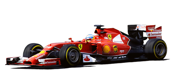 F1 Ferrari Png File (black)