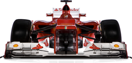 F1 Ferrari Png Transparent (black)