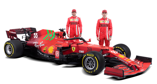 F1 Ferrari Png (black)