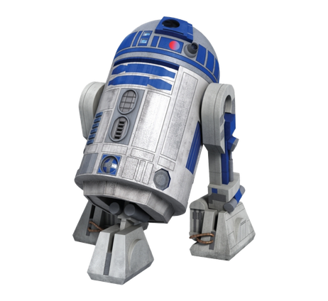 R2 D2 Png Pic (silver, black, white)