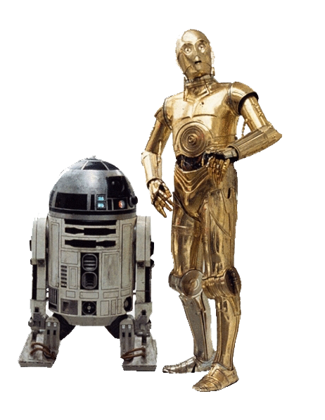 R2 D2 Transparent Png (gray, black, white)