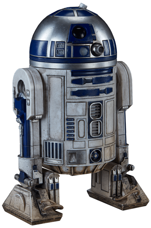 R2D2 Png Clipart (gray)