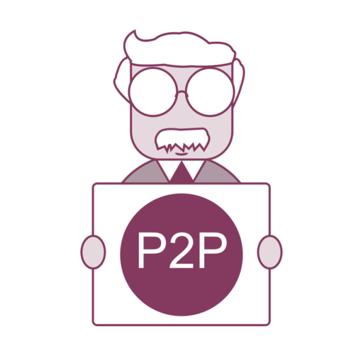 P2P Free Transparent Png Icon Download (lavender, purple, black, white, gray)