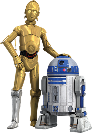 C3Po Png File (black, gray)