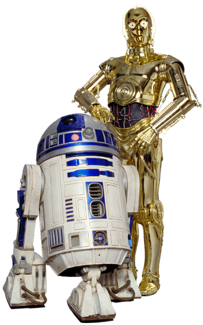 C3Po Png Image (black)