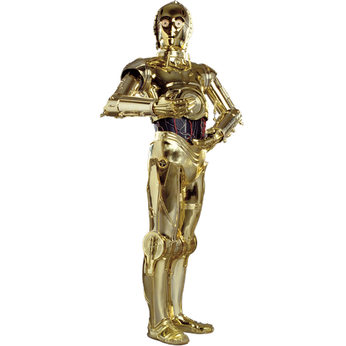 C3Po Transparent Background (black)