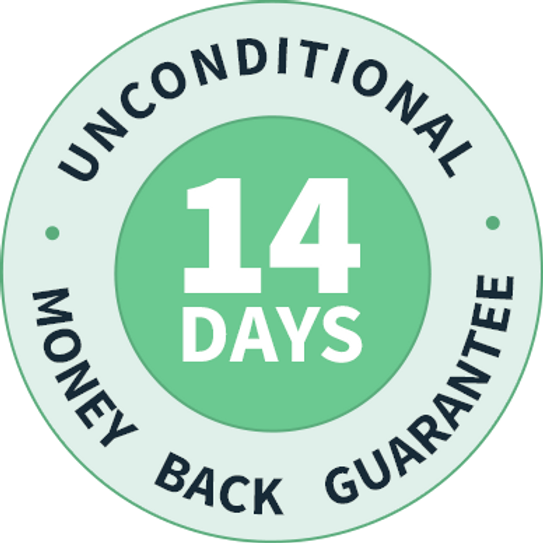 14 Days Money Back Guarantee Png Images (black, lavender, gray, white)