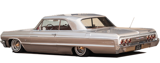 1964 Chevrolet Impala Png File (black, gray, silver)