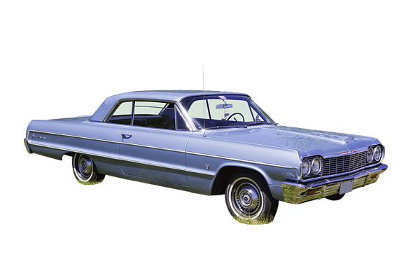 1964 Chevrolet Impala Png Photo (black, silver)