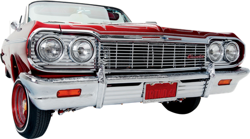 1964 Chevrolet Impala Png (black, silver)