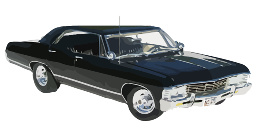 1967 Chevrolet Impala Png Image (white, lavender, black, indigo)