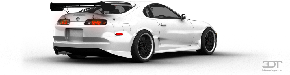 1998 Toyota Supra Png (white, black, gray)