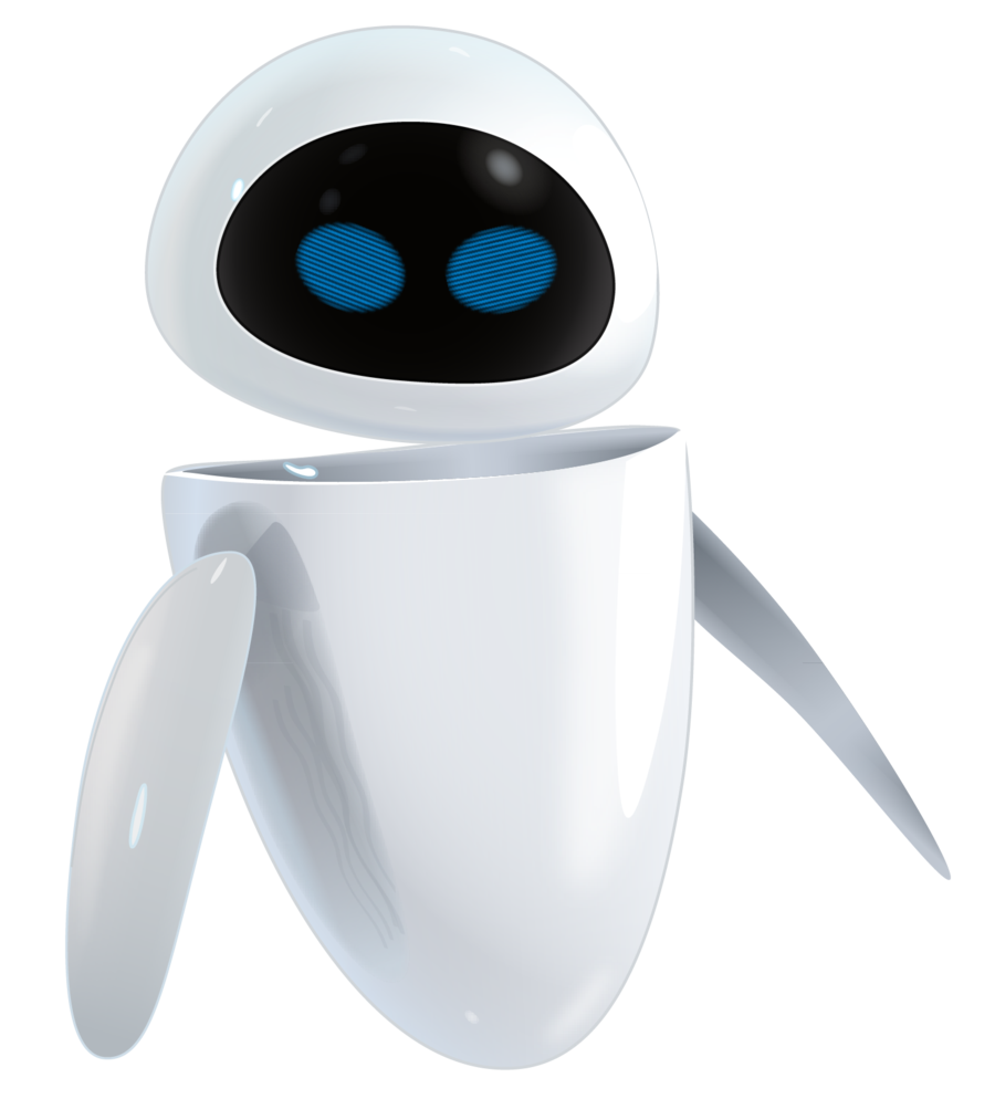 Wall E Png Image (black, silver, lavender, white)