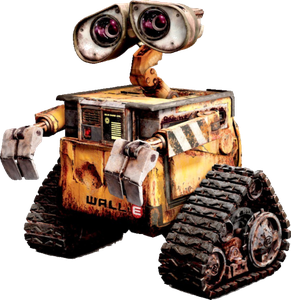 Wall E Png Isolated File (black)