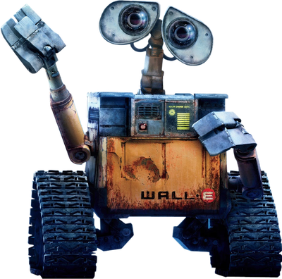 Wall E Png Isolated Photo (black)