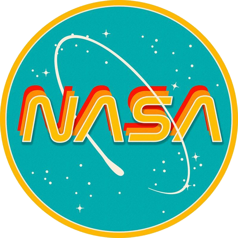 Nasa (teal, white)