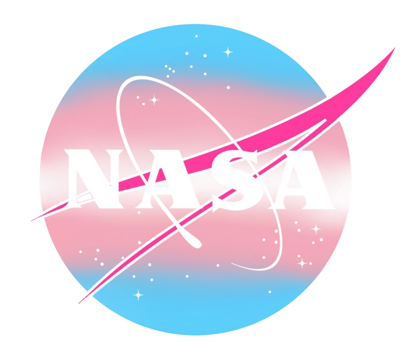 Nasa Logo Png Clipart (greenish blue, salmon, pink, white)