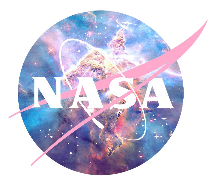 Nasa Logo Png (pink, white)