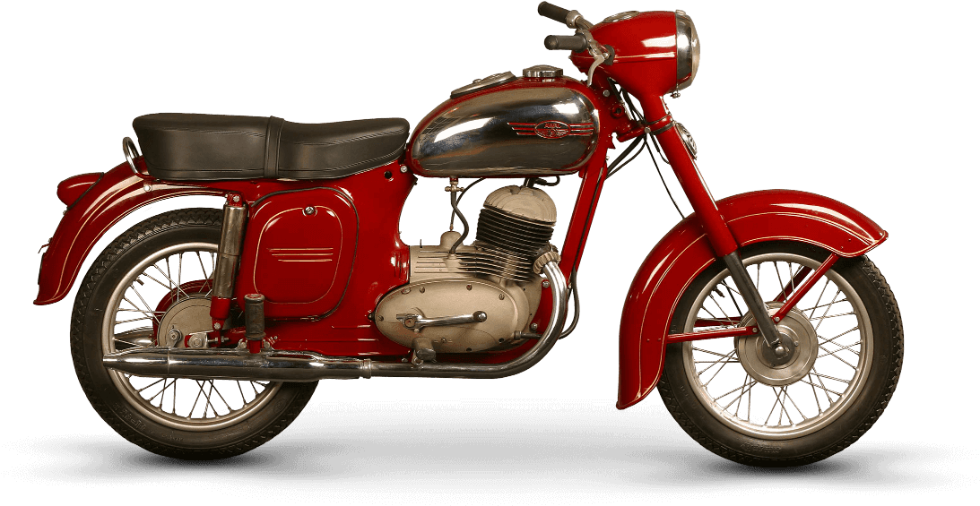 Jawa Motorcycle Png Image (maroon, black)