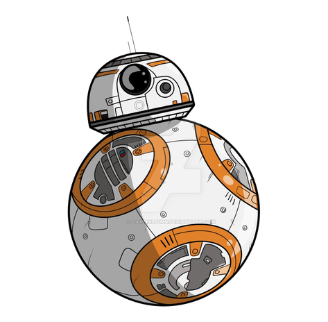 Bb 8 Robot Png Pic (lavender, black, silver, white)