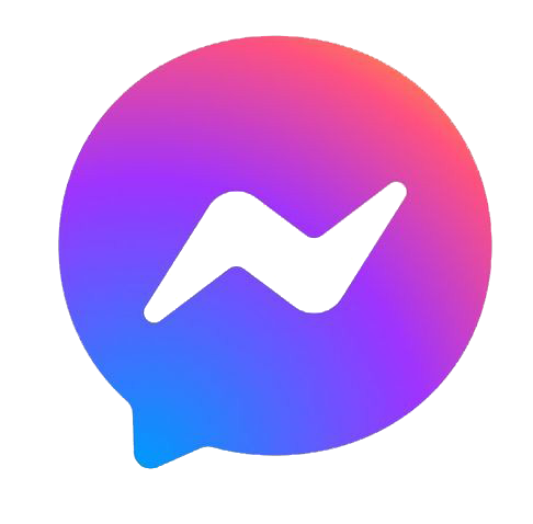 Fb Messenger Png Transparent Image (violet, blue, white)