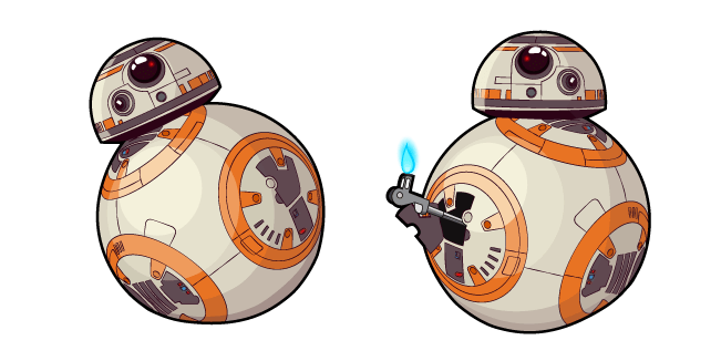 Bb8 Robot Transparent Background (beige, black, silver)