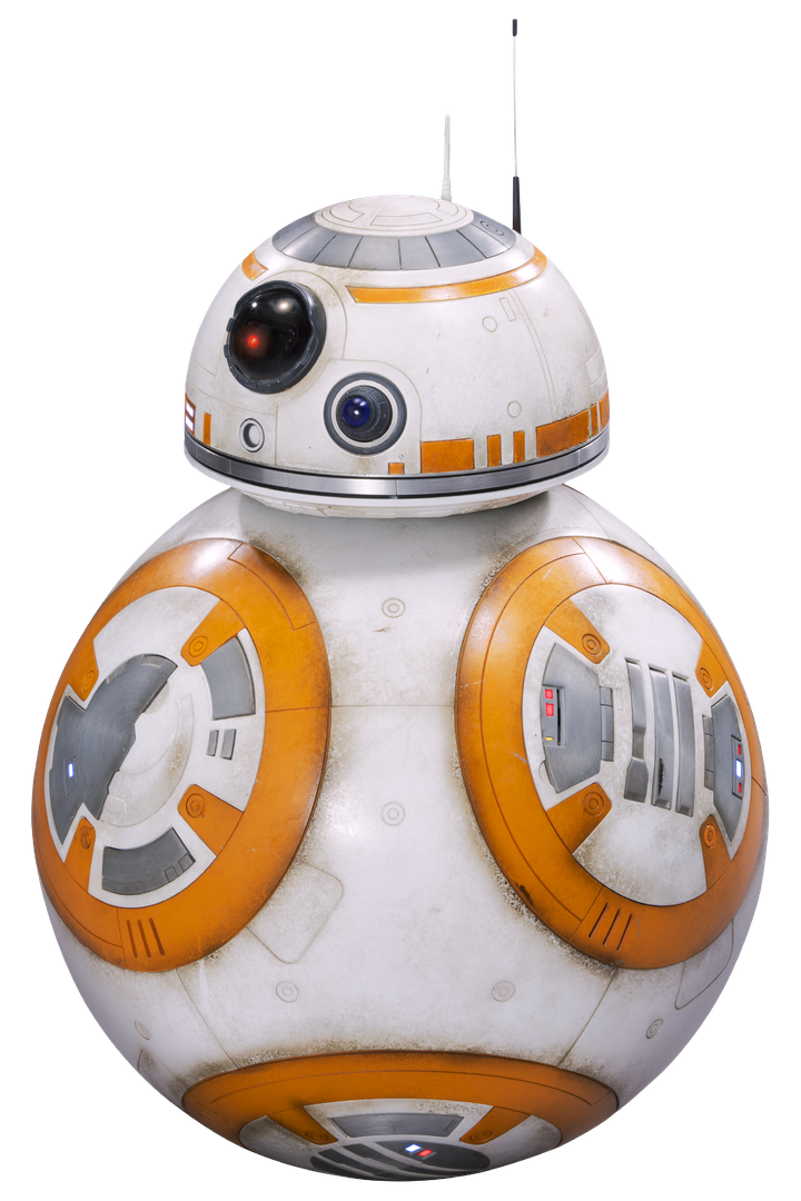 Bb8 Robot Transparent Png (lavender, black, silver)