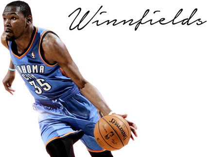 Nba Kevin Durant Transparent Png (black)