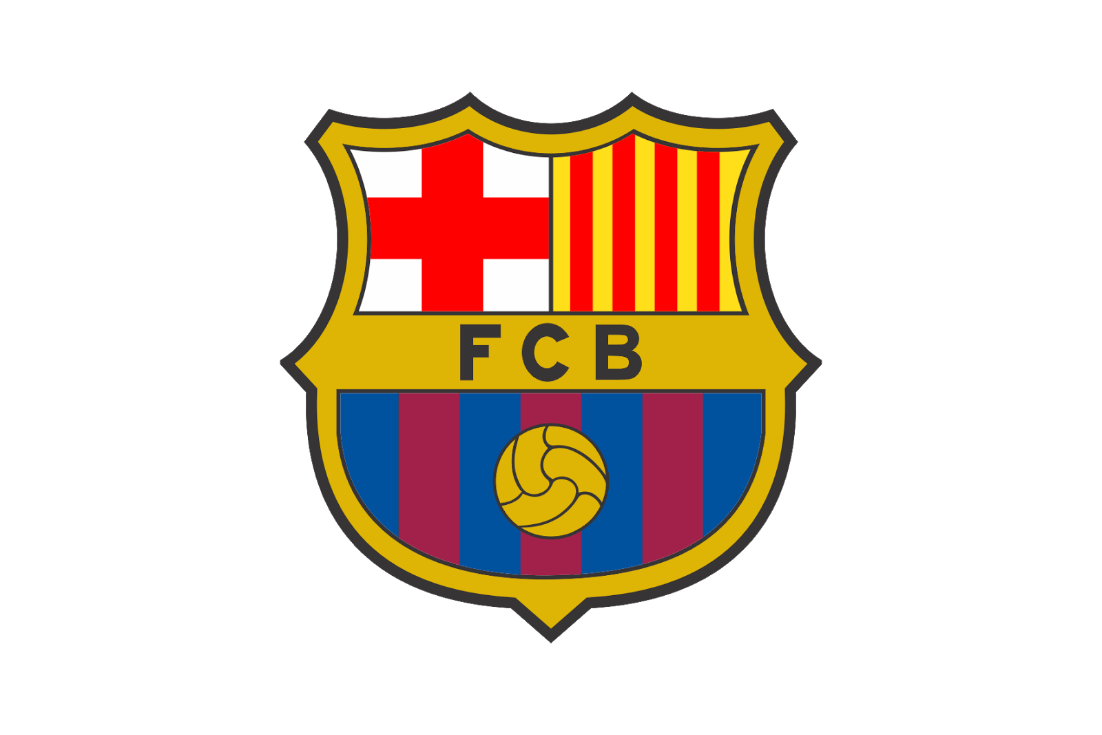 Fc Barcelona Logo Png Hd (orange, teal, red, purple, black)