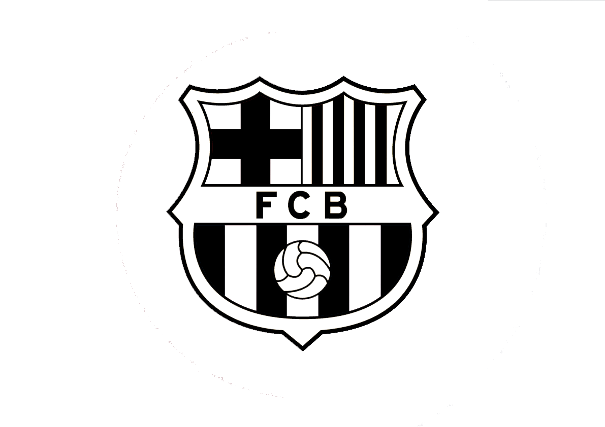 Fc Barcelona Png Free Download (black, white)