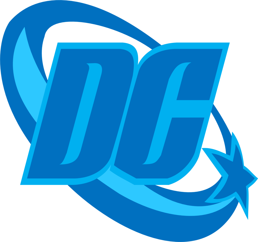 Dc Comics Logo No Background (greenish blue, black, teal)