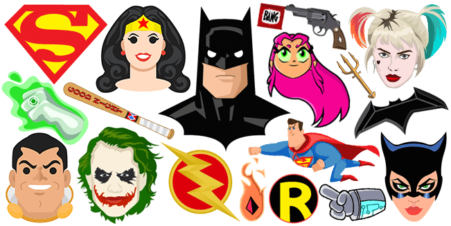 Dc Comics Png Free Image (beige, black, purplish red)